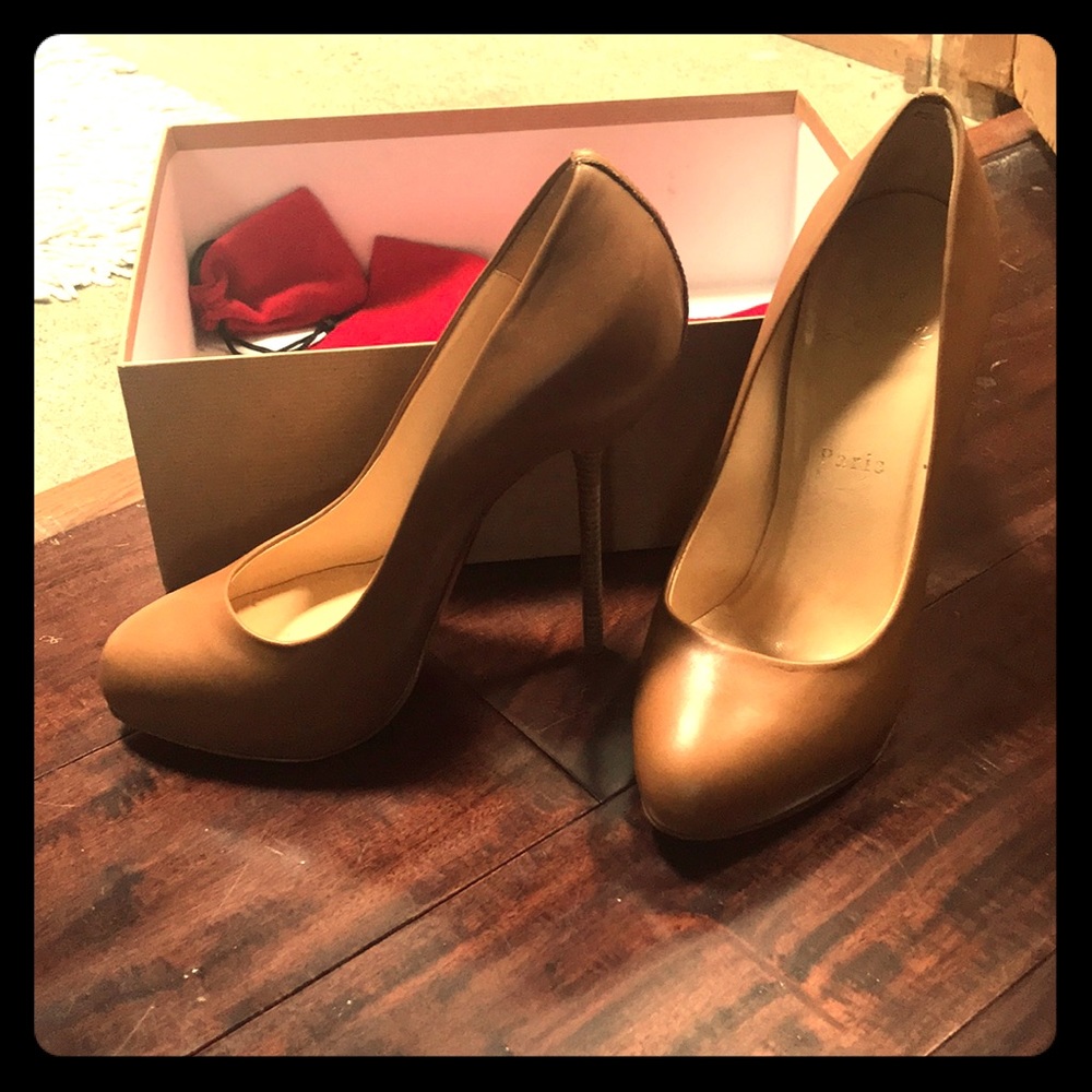 Christian Louboutin Big Stack 120 size 37
